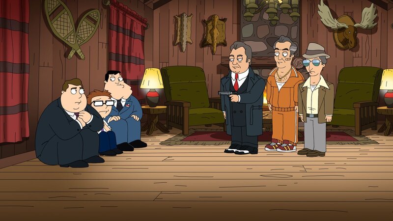 Al Tuttle (l.), Steve Smith (2.v.l.) und Stan Smith (3.v.l.) – Bild: Paramount