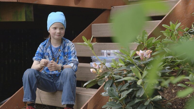 Wie viele andere Kinder, ist die achtjährige Gaby Mann eine leidenschaftliche Sammlerin, doch ungewöhnlich sind nicht nur die gesammelten Objekte, sondern auch deren Herkunft. – Bild: ZDF und BBC