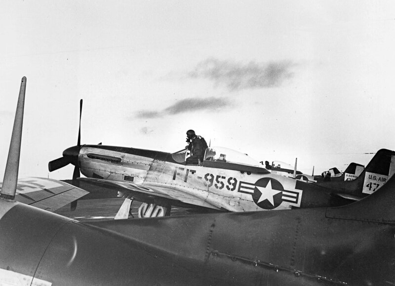 P-51 Mustang-Erste Luftverteidigung 1952 – Bild: US Military /​ THE HISTORY CHANNEL