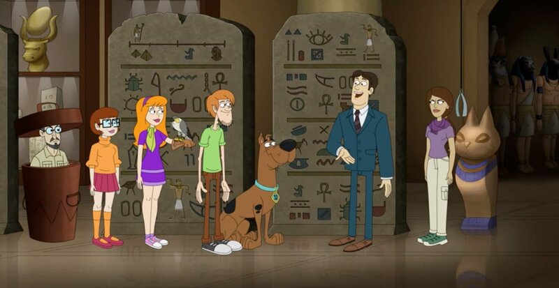 l-r: Velma, Daphne, Shaggy, Scobby-Doo, Jeff, Professor Salazar – Bild: Warner Bros.