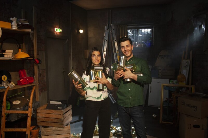 Clarissa und Tarkan beschäftigen sich dieses Mal mit dem Thema: „Im Keller“ – Bild: WDR/​Thorsten Schneider