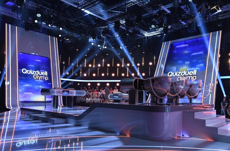 Das Quizduell-Olymp Studio mit Publikum. – Bild: ARD/​Uwe Ernst