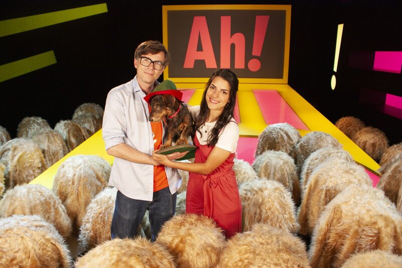 Ralph und Clarissa beschäftigen sich dieses Mal mit dem Thema „Wissen macht Mäh!“ – Bild: WDR/​Thorsten Schneider