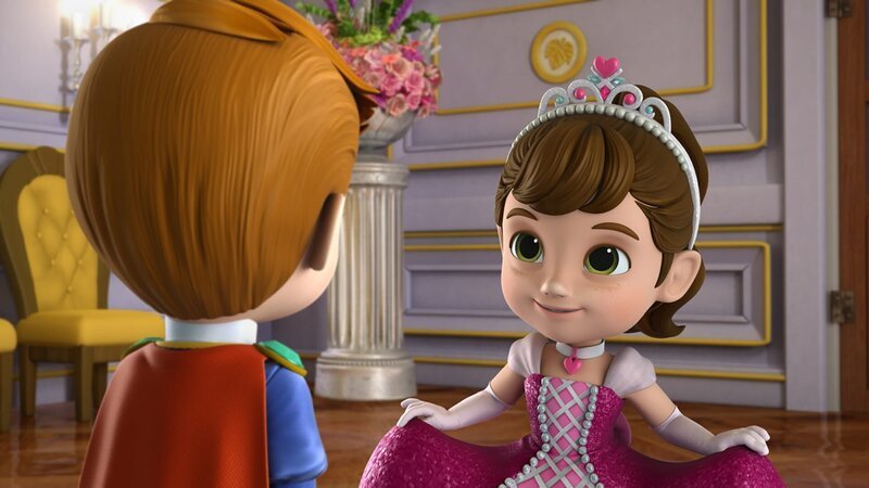 Colette lernt auf dem Märchenball Prinz Émile kennen. – Bild: KiKA/​FunnyFlux/​QianQi/​EBS/​CJ E&M