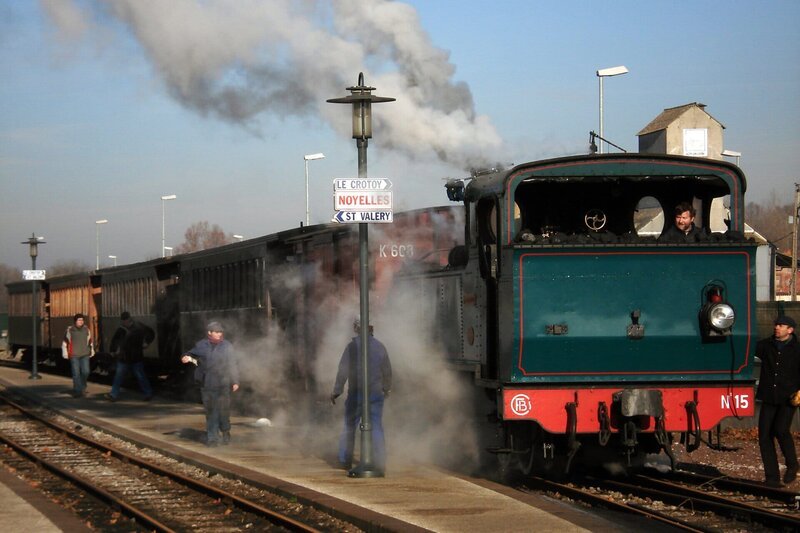 SWR Fernsehen EISENBAHN-ROMANTIK, „Meeresrauschen und Dampfgeflüster in der Picardie“, am Dienstag um 14:15 Uhr. No 15 Haine Saint Pierre. – Bild: SWR