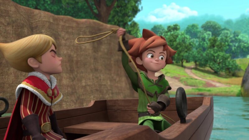 Robin macht einen Ausflug mit Prinz John. – Bild: ZDF/​Method Animation/​DQ Entertainment