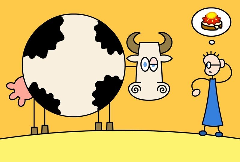 TOM und die dicke Kuh Luisa. – Bild: SWR