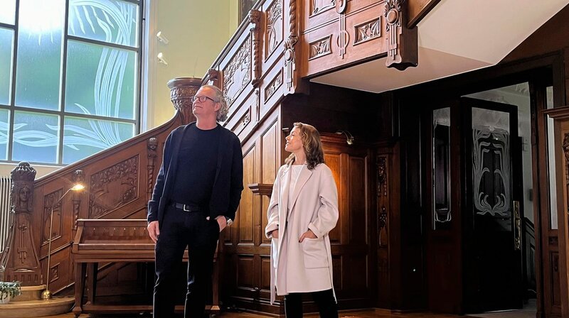 Jürgen Wille und Mira van der Zalm. – Bild: HR