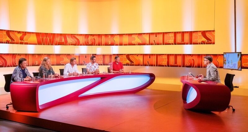 Lukas Resetarits, Ulrike Beimpold, Gery Seidl, Omar Sarsam, Viktor Gernot, Oliver Baier. – Bild: ORF/​Günther Pichlkostner