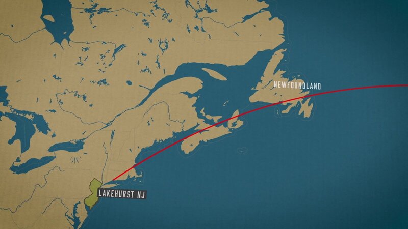 Im Mai 1937 startet die Hindenburg in Frankfurt Richtung New York. – Bild: BossaNova Media/​WeltN24