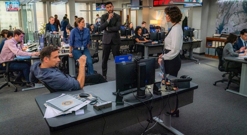 Pictured (l-r) Assistant Special Agent in Charge Jubal Valentine (Jeremy Sisto), Special Agent Maggie Bell (Missy Peregrym), Special Agent Omar Adom „OA“ Zidan(Zeeko Zaki) and Special Agent in Charge Isobel Castille (Alana De La Garza) – Bild: 2019 CBS Broadcasting, Inc. All Rights Reserved.