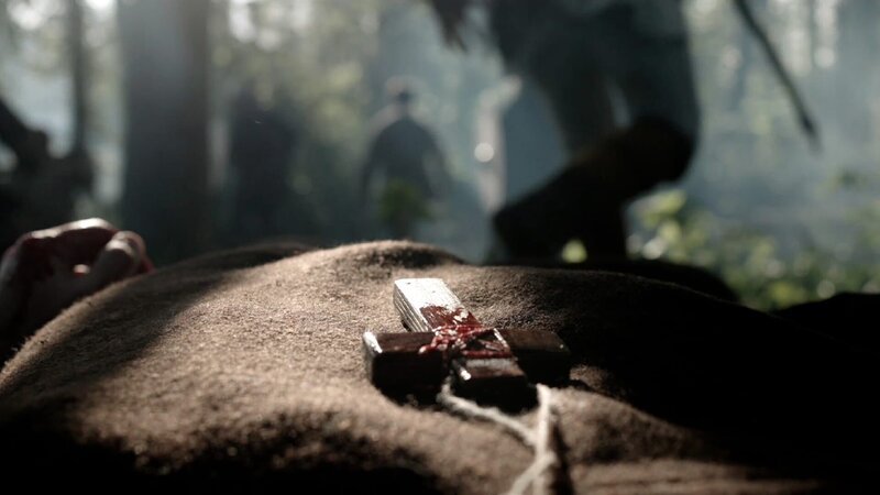 Kirchen und Klöster sind für Wikinger lohnende Ziele. Bei ihren Raubzügen kennen sie keine Gnade. – Bild: ZDF