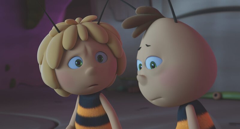 Maja und Willie sind nicht immer einer Meinung. – Bild: ZDF und Studio 100 Media /​ Studio B Animation Pty Ltd..