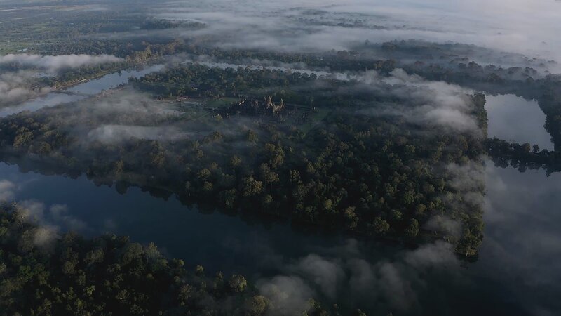 Die einstige Mega-City befindet sich inmitten des Dschungels von Kambodscha. – Bild: ZDF