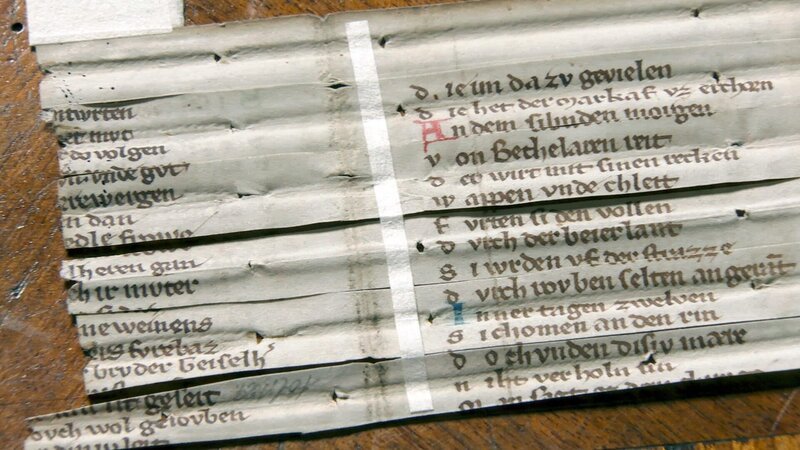 Fragment des Nibelungenliedes. – Bild: ORF/​SIEVERS ART & MEDIA