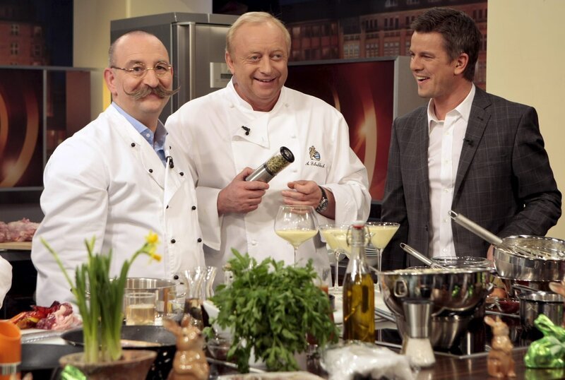 Horst Lichter, Alfons Schuhbeck, Markus Lanz – Bild: ZDF und Ulrich Perrey