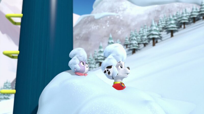 L-R: Cali, Marshall – Bild: ANNÉE Spin Master PAW Productions Inc. All Rights Reserved. Paw Patrol and all related titles, logos and characters are trademarks of Spin Master Ltd. Nickelodeon and all related titles and logos are trademarks of Viacom International  …