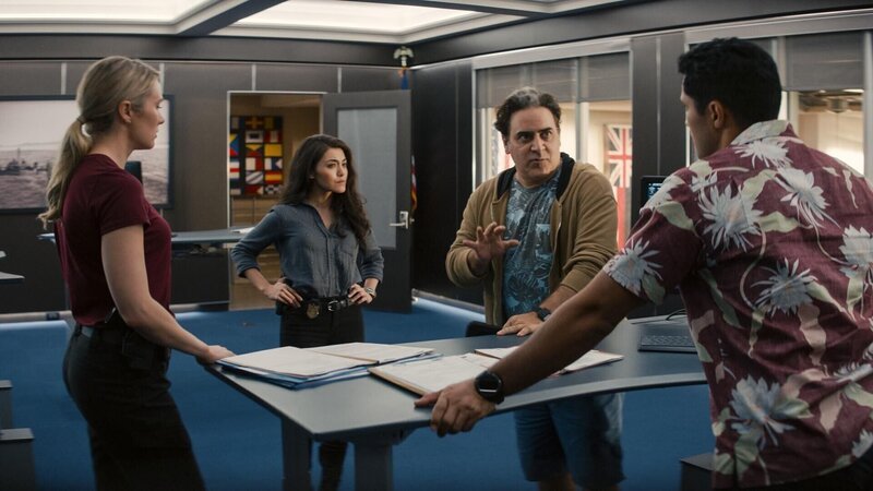 (v.l.n.r.) Kate Whistler (Tori Anderson); Lucy Tara (Yasmine Al-Bustami); Ernie Malik (Jason Antoon); Kai Holman (Alex Tarrant) – Bild: CBS Broadcasting Inc.