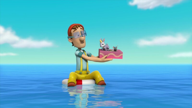 L-R: Cap’n Turbot, Bunny, Squeak – Bild: ViacomCBS