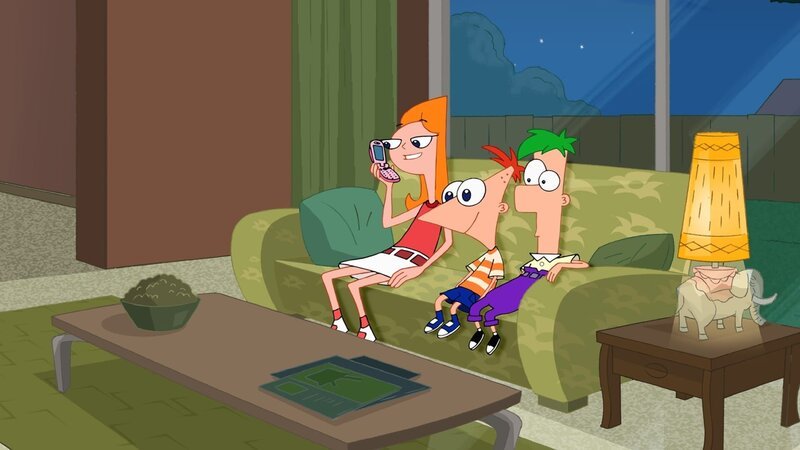 L-R:  Candace Flynn, Phineas Flynn,  Ferb Fletcher – Bild: Disney Channel