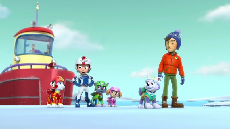 L-R: Marshall, Ryder, Rocky, Skye, Everest, Jake – Bild: ANNÉE Spin Master PAW Productions Inc. All Rights Reserved.