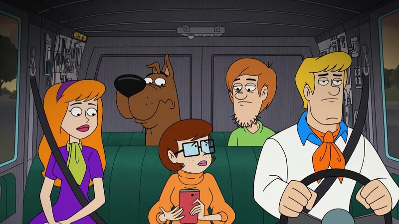 v.li.: Daphne Blake, Scooby-Doo, Velma Dinkley, Shaggy Rogers, Fred Jones – Bild: Warner Bros. Entertainment Inc.