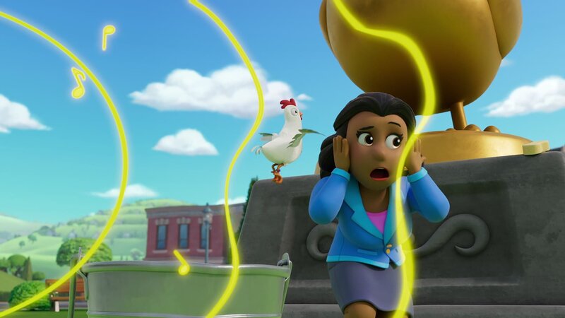 v.li.: Chickaletta, Mayor Goodway – Bild: Paramount