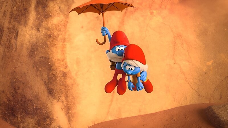 Das sagenumwobene Sarsaparillo soll blühen, was nur alle 300 Jahre der Fall ist. Die Schlümpfe und Gargamel machen sich auf die Suche nach der Wunderblume. – Bild: KiKA/​Peyo Productions, Dupuis Édition & Audiovisuell