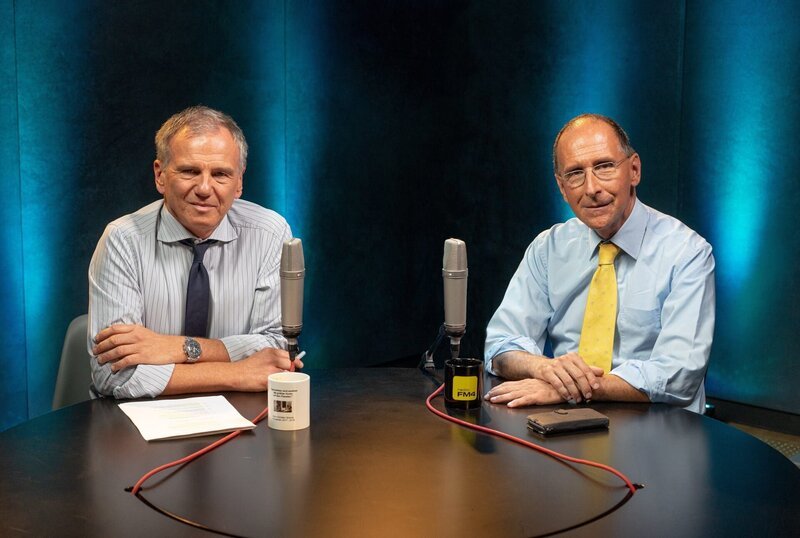 Armin Wolf, Peter Filzmaier. – Bild: ORF/​FM4/​Clemens Fantur