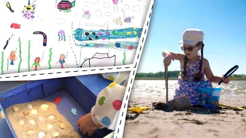 Spaß mit Sand am Strand – Bild: KiKA/Motion Works GmbH Spaß mit Sand am Strand – Bild: KiKA/Motion Works GmbH