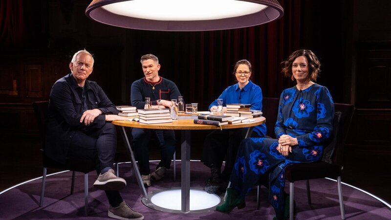 Von links: Johannes B. Kerner, Philipp Tingler, Thea Dorn, Eva Menasse – Bild: ZDF und Kosei Takasaki