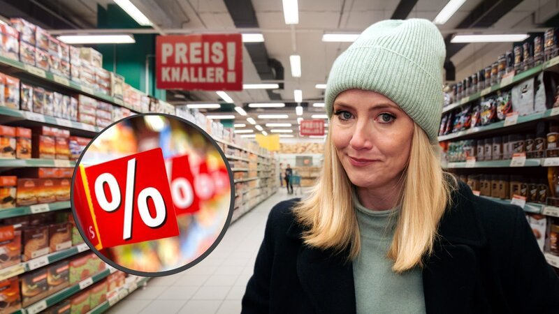 Pia Osterhaus zeigt uns, mit welchen Verkaufstricks Supermärkte arbeiten. – Bild: ZDF und Paul Gogdanski