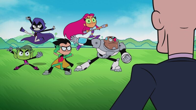 v.li.: Beast Boy, Raven, Robin, Starfire, Cyborg – Bild: Warner Bros. Entertainment Inc.