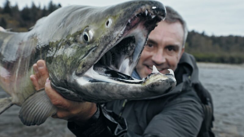 Cyril Chauquet hält einen Fisch – Bild: Untamed Productions