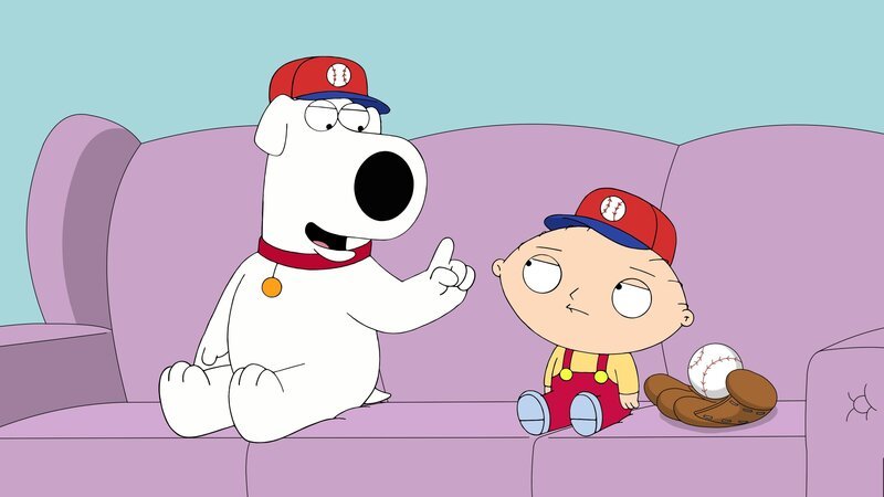 Brian Griffin (l.); Stewie Griffin (r.) – Bild: Fox and its related entities