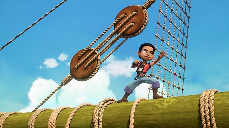 Finn hält sich für den großen Beschützer. – Bild: ZDF/​Method Animation Mediawan kids & family