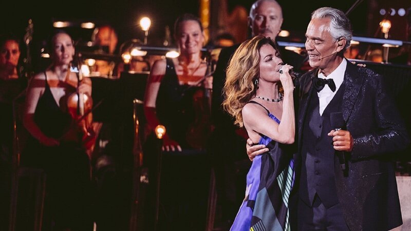 Sängerin Shania Twain ist zu Gast bei der musikalischen Sommernacht. – Bild: ZDF und Mercury Studios Ltd.