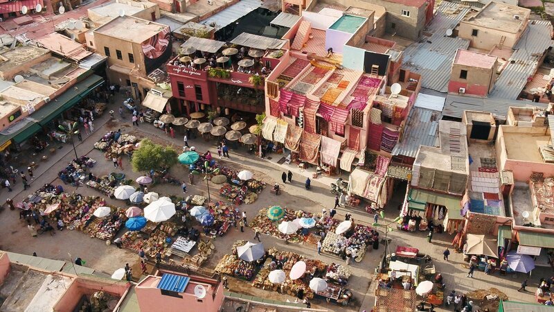 market place in Marrakesh’s medina quarter. – Bild: RTL