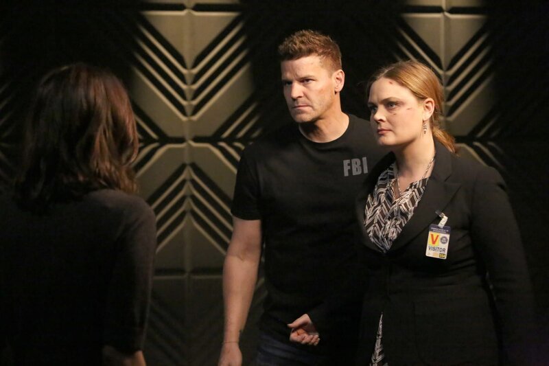 L-R: Seeley Booth (David Boreanaz) und Temperance Brennan (Emily Deschanel) – Bild: ATV