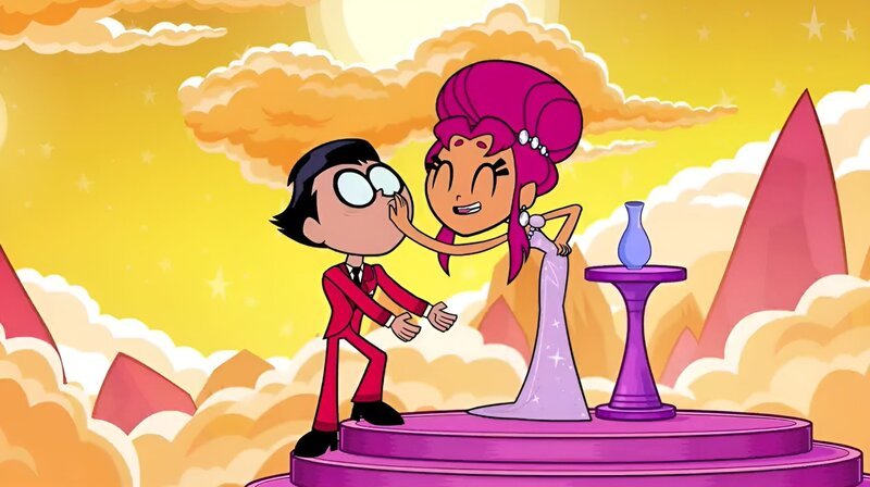 v.li.: Robin, Starfire – Bild: The Cartoon Network, Inc. A WarnerMedia Company