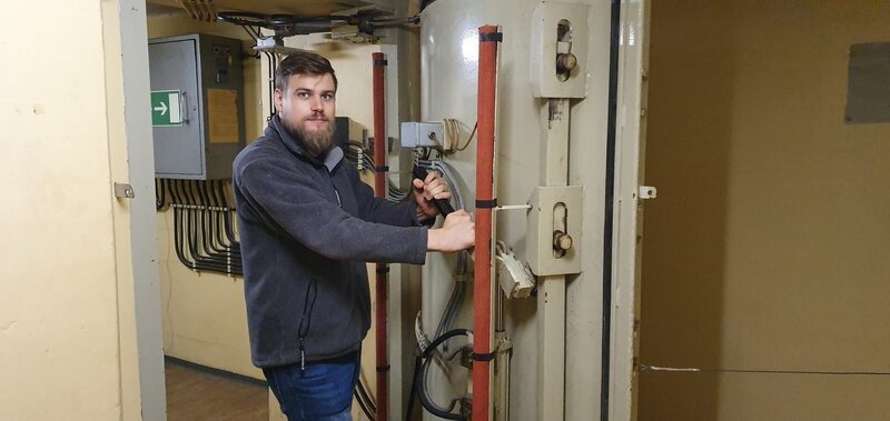 Mirko Krumm, Betreiber des Bunkers Warnamt Bassum. – Bild: ZDF