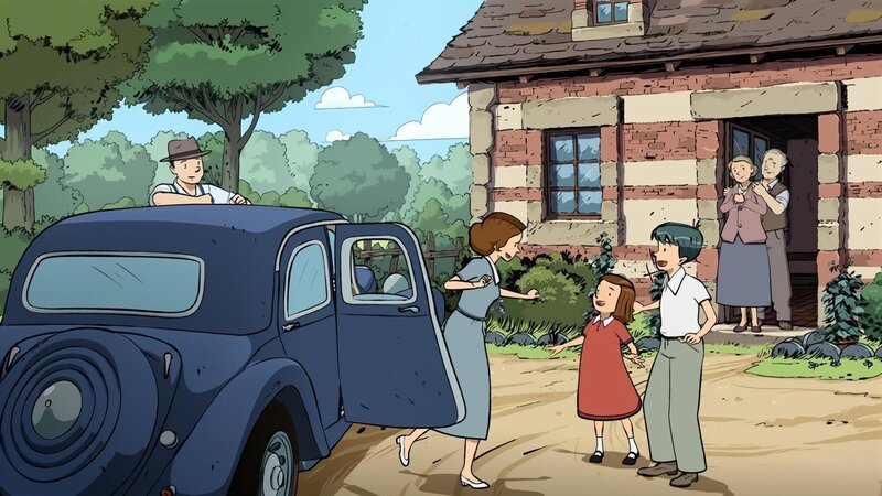 Endlich sind sie wieder vereint! Die Kinder sehen nach fünf Jahren Krieg ihre Mutter wieder. – Bild: ZDF/​Les Armateurs/​Blue Spirit Studio