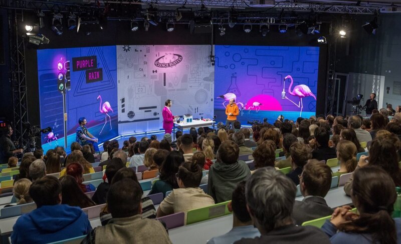 Martin Moder, Martin Puntigam, Florian Freistetter. – Bild: ORF/​Regine Schöttl