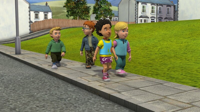 Alle Kinder sind gespannt auf den Tag der offenen Tür in der Feuerwache. – Bild: KI.KA/​HIT Entertainment