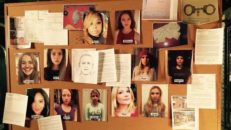 The board of all of Ethermans victims in color. – Bild: Investigation Discovery/​Ashley C /​ Photobank 35108_ep104_021.jpg /​ Discovery Communications