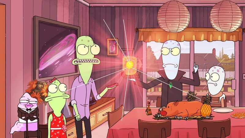 v.li.: The Pupa, Jesse, Terry, Korvo, Yumyulack – Bild: Courtesy of Hulu /​ © 2021 20th Television