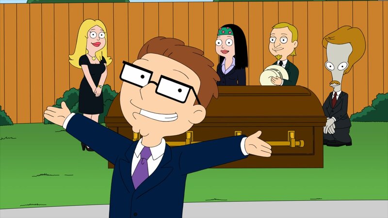 L-R: Francine, Steve, Hayley, Jeff, Roger – Bild: Paramount