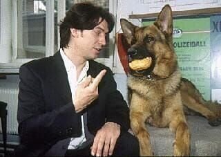 (1.- 4. Staffel) – Rex schafft es immer wieder, Kommissar Moser (Tobias Moretti) seine Wurstbrötchen abzuluchsen. Seiner ausgeprägten Vorliebe für diese Form der Ernährung hat  Moser wenig entgegenzusetzen. – Bild: SAT.1 / Ali Schafler (1.- 4. Staffel) – Rex schafft es immer wieder, Kommissar Moser (Tobias Moretti) seine Wurstbrötchen abzuluchsen. Seiner ausgeprägten Vorliebe für diese Form der Ernährung hat  Moser wenig entgegenzusetzen. – Bild: SAT.1 / Ali Schafler