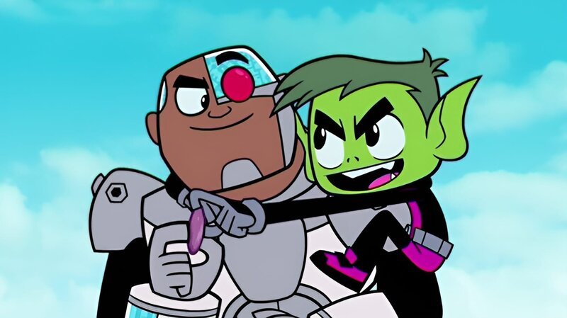 v.li.: Cyborg, Beast Boy – Bild: Cartoon Network