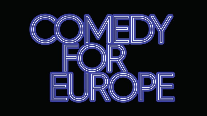 Das ist das Logo der Show „Comedy for Europe“. – Bild: 3sat